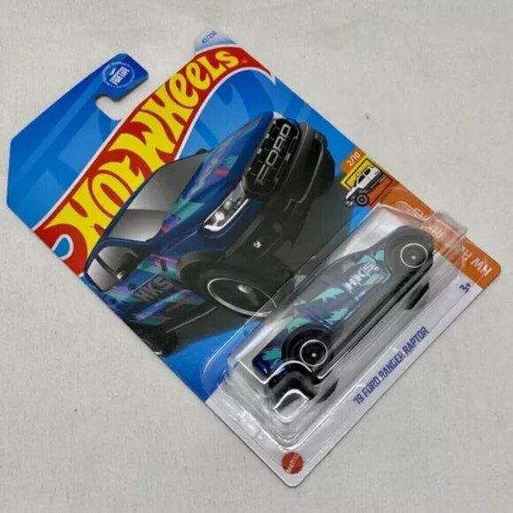 Hot Wheels '19 Ford Ranger Raptor HKS 43/250 Blue HW Hot Trucks 2/10 New 2024 - Picture 3 of 12